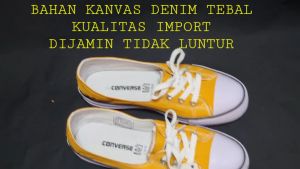 Sepatu Flat Slip On Wanita Terbaru 2024 Karet Lentur Empuk Kanvas Import Murah Keren Kekinian Gaul