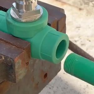 3Pcs Pipe Threading Tool Dual-Function Integrated Internal & External Thread Cutter PVC Threader Cutting Kit for 1/2" 3/4" &1"