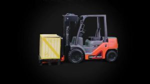 Children Inertial Engineering Vehicle Model Large Adjustable Internal Combustion Fork Arm Warehouse Truck Forklift Toy