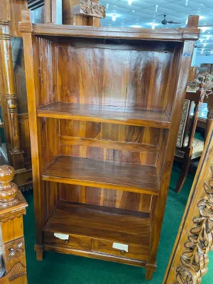 Teak Wood Bookshelf / Rakh Buku Jati Orignal Jepara/ Teak Wood Display Rack