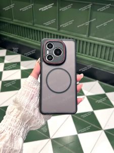 Magnetic Anti-drop Matte Slim Wireless Charging Case For Honor Power Phone