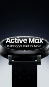 Amazfit Active Max 1.5" AMOLED Display Fitness Smartwatch | BioCharge™ | 4GB | 170+ Workout Modes