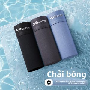 Quần lót cotton nam MiiOW Catman kháng khuẩn thoáng khí cạp vừa - mùa hè 2025