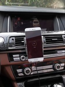 Lntelligent Induction Wireless Charger Car Phone Holder New Car Support Navigation Stand Magnetic Suction Super Fast Charging360 ° Freely Adjustable