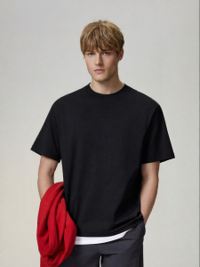 Jack Jones | Simple Stereoscopic Gel Printing Comfortable Loose Mens T-Shirt