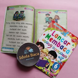 Buku Anak Lancar Membaca Tanpa Mengeja Jilid 1-6 Seri Ecer (TAH)