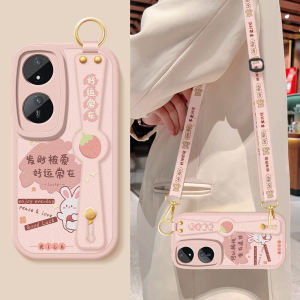 Honor Play 50 Series Silicone Phone Case Womens Crossbody Strap Small Sheepskin Full Cover Anti-fall Protection Shell Couple Style