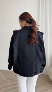Severli [PREMIUM] Elsa Satin Shirt Lengan Panjang | Kemeja Wanita Satin Korea | Kemeja Wanita Lengan Panjang | Kemeja Korea Lengan Panjang