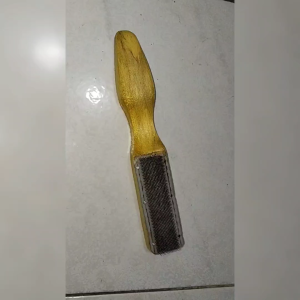 94233230 GOSOKAN GAGANG kayu PERONTOK KARAT penyikat SIKAT PEMBERSIH PISAU besi metal poles