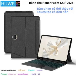 Ốp Lưng Bàn Phím Thông Minh Huawei Backlight Magic Dành Cho Máy Tính Bảng Huawei Honor Pad 9 HEY2-W09 HEY2-W19 12.1 Inch 2024 Có Bàn Phím
