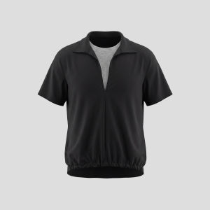 Couple Style American Collar Short Sleeve Polo T-Shirt