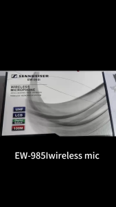 SENNHEISER DUAL CHANNEL TRUE DIVERSITY WIRELESS MICROPHONE SYSTEM EW-9851 WIRELESS MICROPHONE.