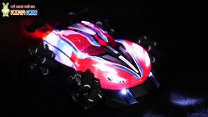 Xe Đua F1 Điều Khiển Từ Xa Phun Kép Mới 23 Xoay 360 Độ Sáng Đèn Phát Nhạc Hiệu Ứng Phun Đôi Đẹp Mắt - Kinakid