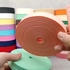100% Cotton Bias Tape 20mm Width 3/4 Ironed Single Fold Binding Bias Tape For Garment Craft DIY Handmaking 5m/lot