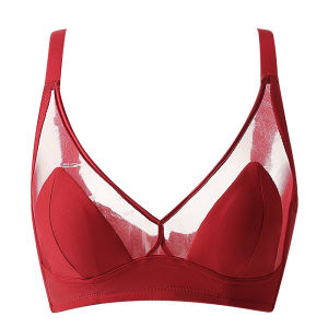 Áo ngực MiiOW cho nữ làm bằng ren không vòng thép thoáng khí