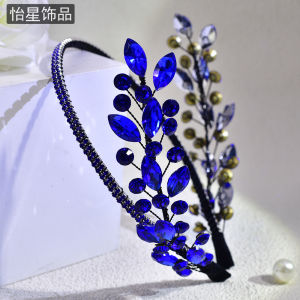 เครื่องประดับผมสไตล์จีนโบราณสีแดงหรูหรา เครื่องประดับผมสำหรับเจ้าสาว งานแต่งงาน งานเลี้ยงดื่ม งานแสดงภาพถ่าย เครื่องประดับผมแบบสวมหัว