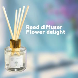 Fumu Pengharum Reed Diffuser Flower Delight Aromatherapy Ruangan Essential Oil 50ml
