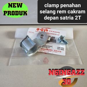 breket selang rem cakram depan satria 2tak satria lumba satria hiu tornado bagian atas set baut