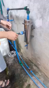 PVDF Whole House Water Purifier 304 Stainless Steel 0.01μm Water Filter 1000‑3000L Large Flow Drinking Water System 3+ Years Lifespan