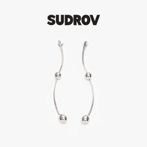 Elegant 925 Silver Long Earrings