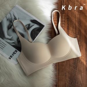 เสื้อชั้นในไร้โครงแบบสวมสำหรับผู้หญิง ทรงกระบอก ไร้โครง ไร้สาย ทรงเข้ารูป ป้องกันการหย่อนคล้อย ดูดซับแรงกระแทกได้ดี ระบายอากาศได้ดี