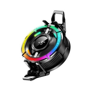 Quạt Làm Mát Điện Thoại 2 Trong 1 MEMO CX15 Với Đèn RGB Kẹp Lưng Từ Tính Làm Mát Bán Dẫn Dành Cho Chơi Game Và Máy Tính Bảng - Tản Nhiệt Làm Lạnh