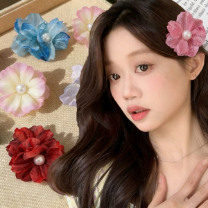 🔥Beautiful Beach Holiday Artifact Flower Hairpin Clips Side Bangs Clip Hair Accessory Lovelylifefu👍