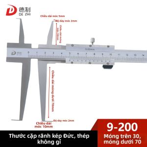 DEZHI | Mỏ Lết Số Hiển Thị Kỹ Thuật Số Có Rãnh Trong