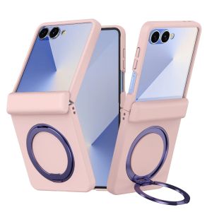 szhaiyu | Shockproof Protection Frosted Hard PC Phone Case for Samsung Galaxy Z Flip 8 7 FE 6 5 360° Rotable Magnetic Ring Bracket Cover