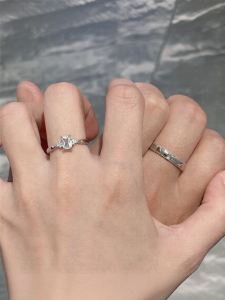 YUCOO | Gorgeous S925 Sterling Silver Couples Ring