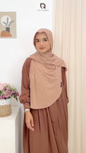 HELAIRINDU Hijab Pashmina Curve Inner Menutup Leher Jersey Nadira