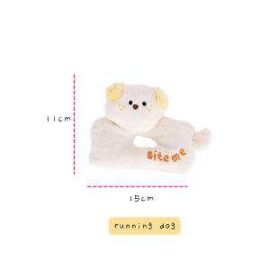 Teddy Dog Plush Toy Sleeping Companion Pet Pillow Teeth Cleaning Solitary Play Noise Making Dog Toy Small Size for Pets