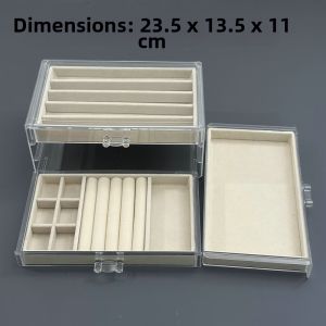 Anti-Oxidation Acrylic Jewelry Box Multi-Drawer