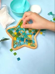 [SG READY STOCK]DIY Make your own Mosaic Coaster DIY Make Mosaic for Corporate Events/Party-Teachers DayXmasCNY-Make