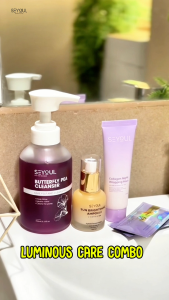 SEYOUL Luminous Care Combo | Butterfly Cleanser + 21 Day Serum + Sun Ampoule + Collagen Night Mask