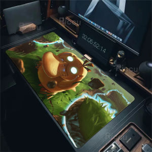 Potdemiel | Mouse Pads Pokemon Psyduck Rubber Table Mat Large Gamer Desk Mat PC Computer Keyboard Rug XXL Gaming Accessories Non-slip Carpet