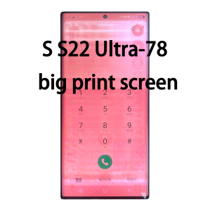 High Quality AMOLED S908 LCD For Samsung S22 Ultra Display Touch Screen 6.8 With frame For S22U S908B S908U Screen With Defect