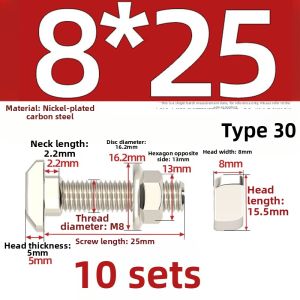 TIANZHUOJINSHU | European Standard Aluminum Profile Accessory Set T-slot Bolt and Nut