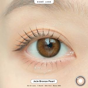 Sisse Lens คอนแทคเลนส์ รายเดือน รุ่น JeJe สี Bronze Pearl / Dark Pearl 1คู่ : O2 Air Lens