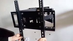 Heavy Duty Double Arm LED TV Adjustable TV Bracket Tilting Swivel Wall Mount Full Motion Mounts For 26 - 80 Inch