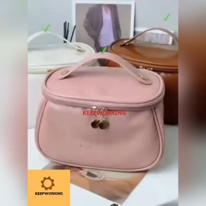 KW Multifunctional Toiletry Bag Makeup Storage Bags with Handle and Divider Cosmetic Makeup Bag for Women Girls