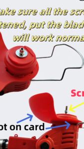 Goneco Lawn Mower Cordless Power Tool Original Heavy Duty Cordless Portable Electric replace lawn mower head rs755 motor