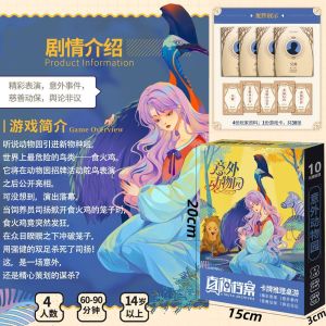 Role-playing Logic Deduction Table Game for 4 Players Eternal Peace Abandoned Building Theme Party Game Casual Gathering