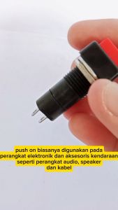 push on off push on segi merah