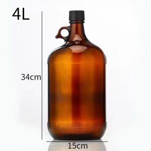 Kính Kín California Bình Ngâm Mận Rượu 10 Bảng Nhà Pha Bảo Quản Bình Hình Dạng Bất Đối Xứng Kháng Khuẩn Dụng Cụ Nhà Bếp