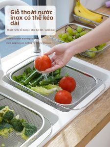 Giỏ Rổ Thoát Nước Mở Rộng Bằng Thép Không Gỉ