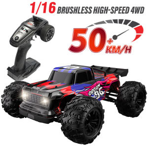1:16 RC Car 52KM/H High Speed Remote Control Off-Road Drift Car 4WD 2.4G Brushless Racing Cars G162 36KM/H Brushed Remote Control Car Toys