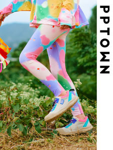 PPTOWN | Girls Sports Long Pants Yoga Leggings for Fall/Spring