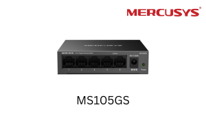 Mercusys MS105GS 5 Port Gigabit Desktop Ethernet Network Switch RJ45 LAN Port Plug and Play MS105GS