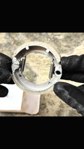 Kampas Tromol Exotic HB-320 Ion Zero Qing Ning Guo Sepatu Rem Sepeda Listrik Brake Shoe E-Bike